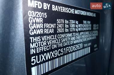 Внедорожник / Кроссовер BMW X3 2015 в 