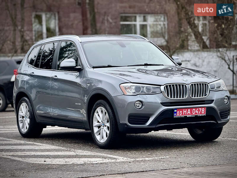 Внедорожник / Кроссовер BMW X3 2015 в 