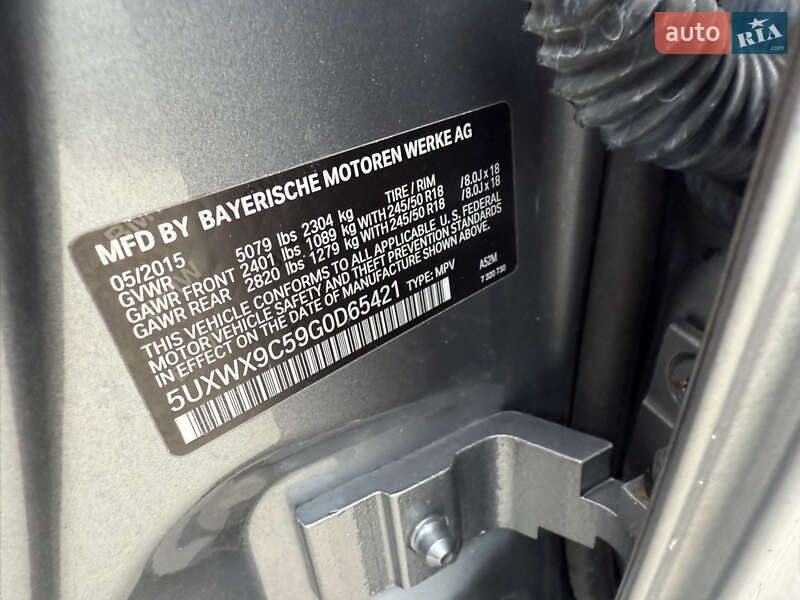 Внедорожник / Кроссовер BMW X3 2015 в Тернополе