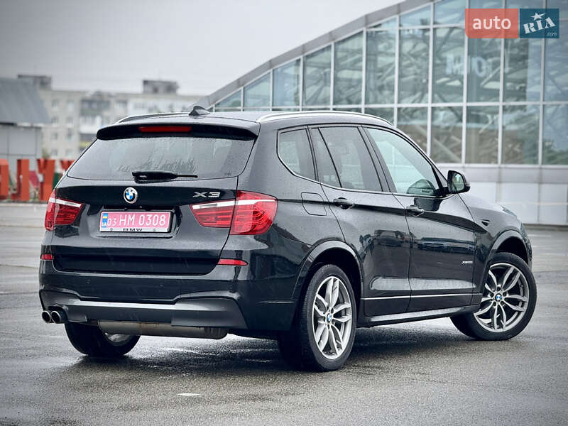 Внедорожник / Кроссовер BMW X3 2015 в Киеве