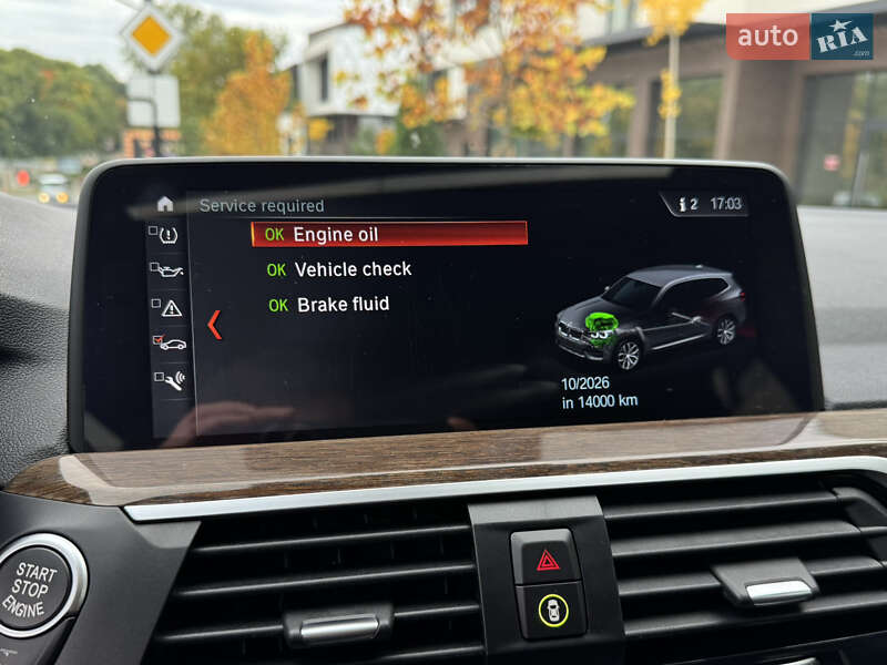 Внедорожник / Кроссовер BMW X3 2018 в Ужгороде