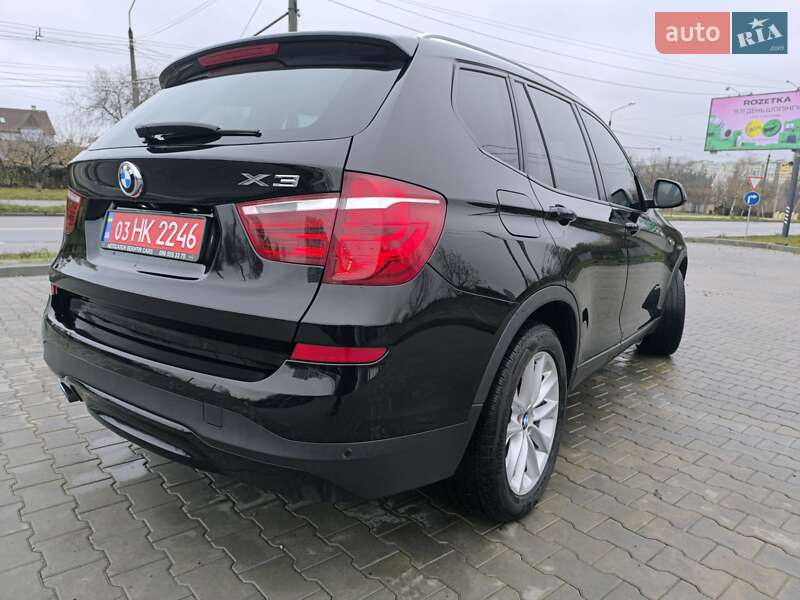 Внедорожник / Кроссовер BMW X3 2016 в Полтаве