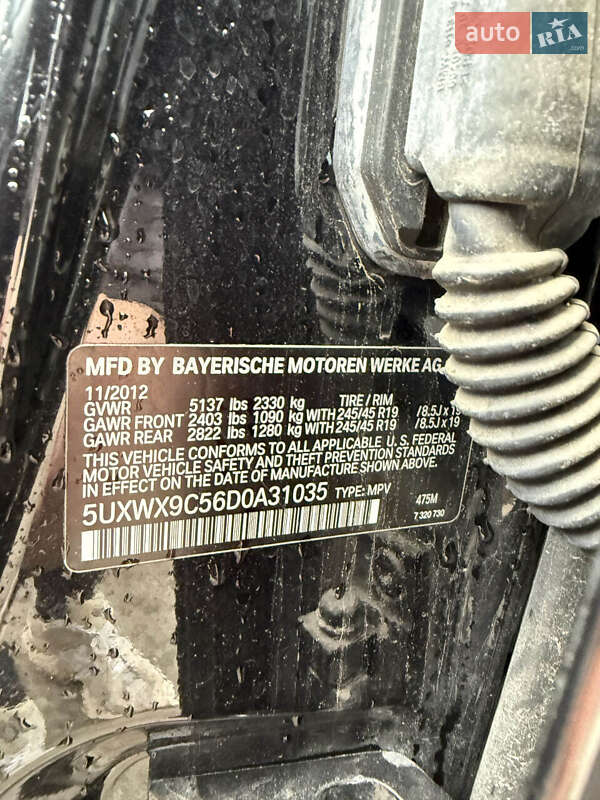 Внедорожник / Кроссовер BMW X3 2012 в Сумах