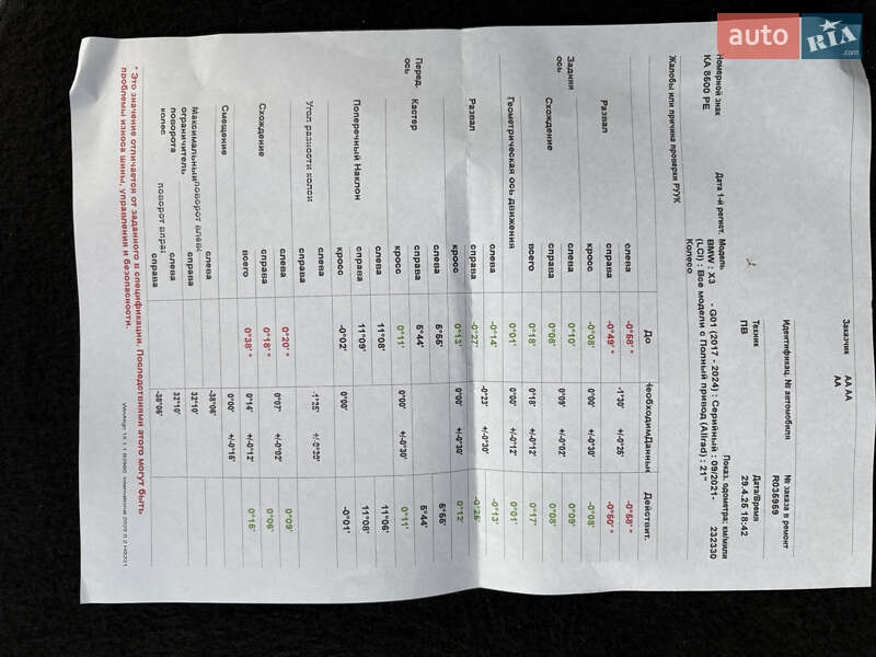 Внедорожник / Кроссовер BMW X3 2018 в Киеве