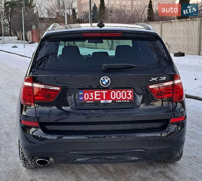 Внедорожник / Кроссовер BMW X3 2016 в Львове