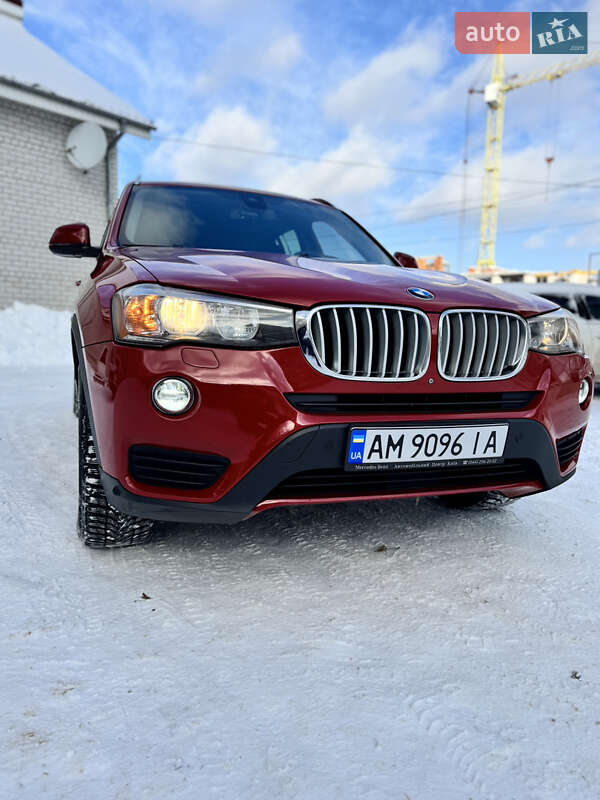 Внедорожник / Кроссовер BMW X3 2016 в Житомире