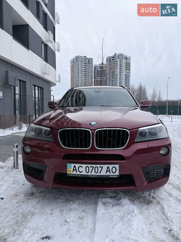 Внедорожник / Кроссовер BMW X3 2012 в Киеве