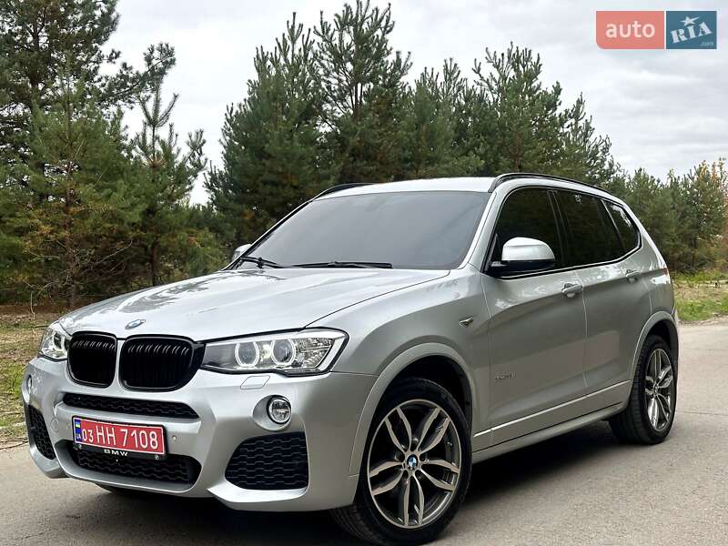 Внедорожник / Кроссовер BMW X3 2015 в Днепре