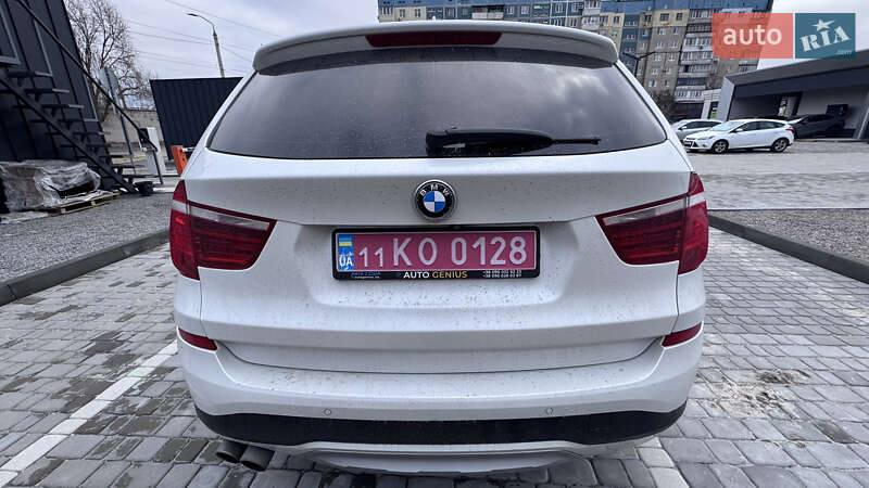 Внедорожник / Кроссовер BMW X3 2016 в Днепре