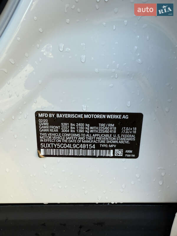 Внедорожник / Кроссовер BMW X3 2020 в Львове