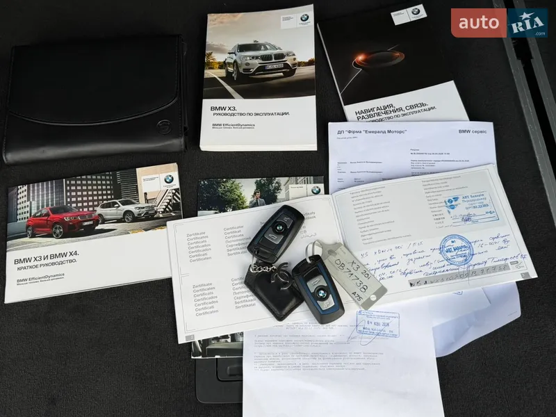 Позашляховик / Кросовер BMW X3 2016 в Одесі документ