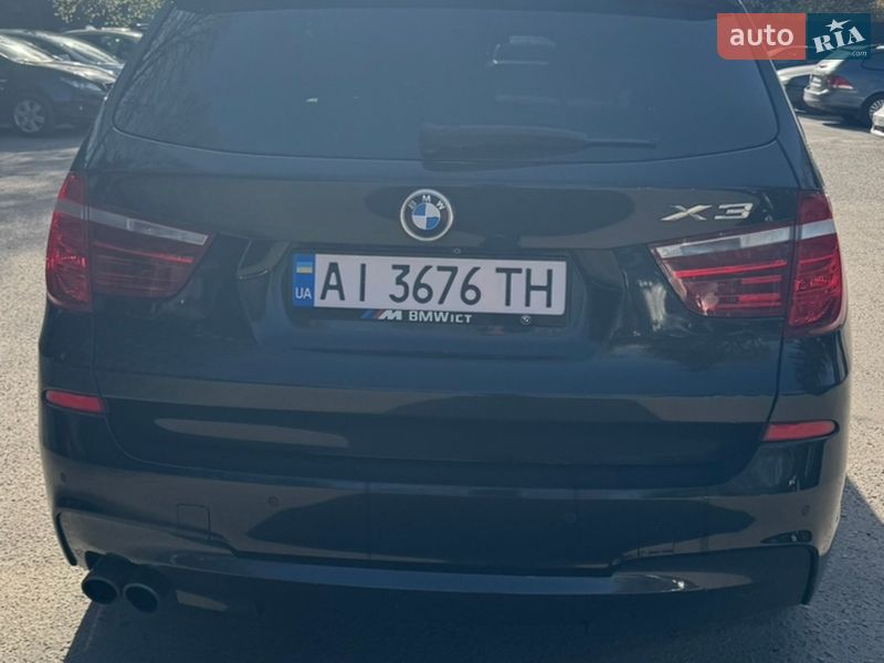 Внедорожник / Кроссовер BMW X3 2015 в Киеве