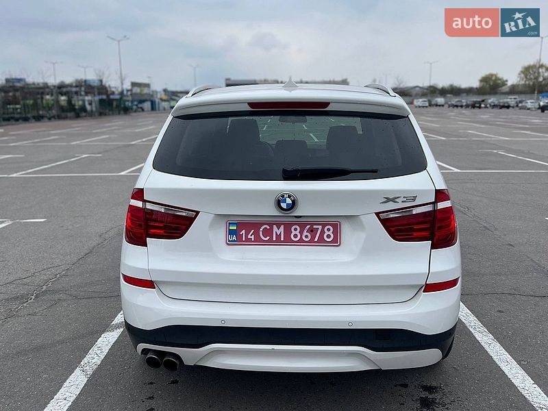 Внедорожник / Кроссовер BMW X3 2017 в Львове
