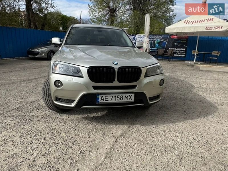 Внедорожник / Кроссовер BMW X3 2012 в Днепре