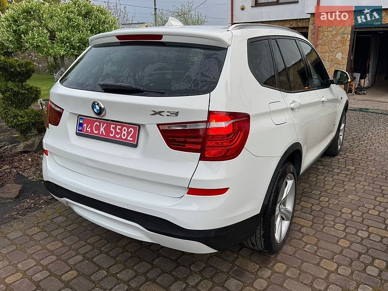 Внедорожник / Кроссовер BMW X3 2017 в Львове