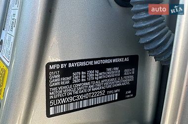 Внедорожник / Кроссовер BMW X3 2017 в Ровно