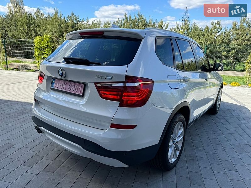 Внедорожник / Кроссовер BMW X3 2015 в Луцке