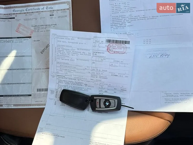 Внедорожник / Кроссовер BMW X3 2015 в Дубно документ
