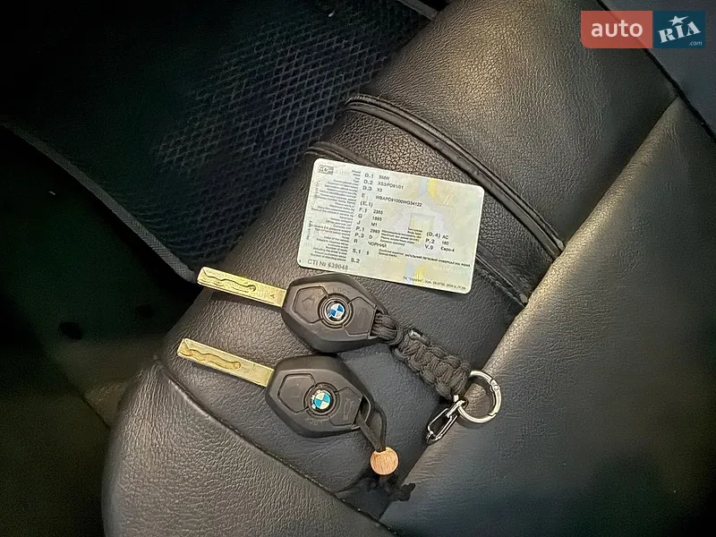 Внедорожник / Кроссовер BMW X3 2006 в Ровно документ
