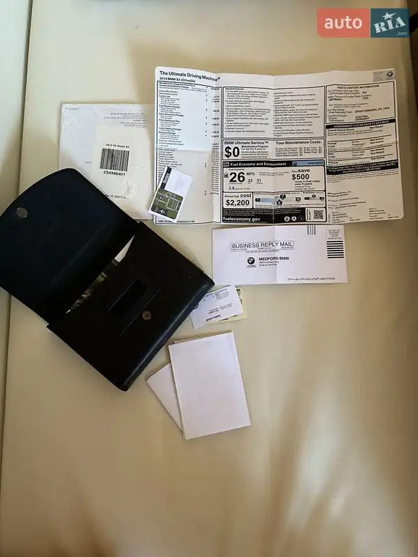 Внедорожник / Кроссовер BMW X5 2014 в Черновцах документ