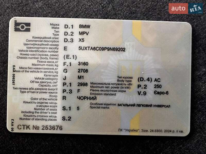 Внедорожник / Кроссовер BMW X5 2022 в Ужгороде фото 2 Внедорожник / Кроссовер BMW X5 2022 в Ужгороде