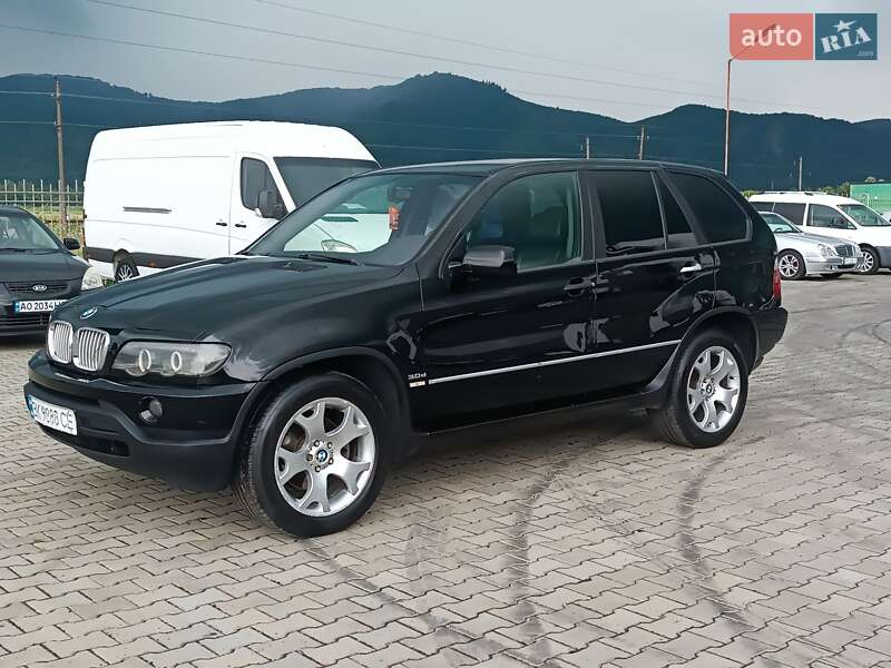 Внедорожник / Кроссовер BMW X5 2003 в Хусте