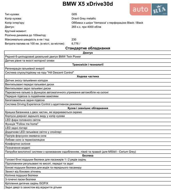 Внедорожник / Кроссовер BMW X5 2022 в Днепре фото 37 Внедорожник / Кроссовер BMW X5 2022 в Днепре