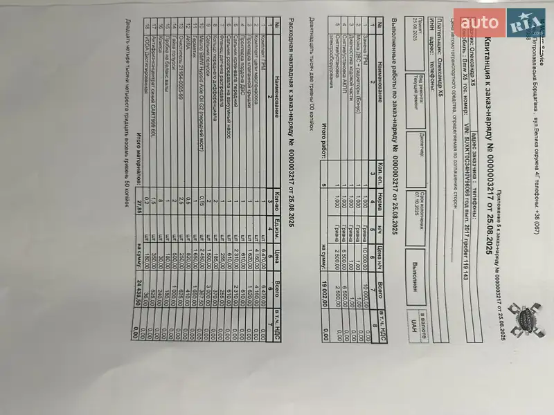 Внедорожник / Кроссовер BMW X5 2017 в Киеве документ