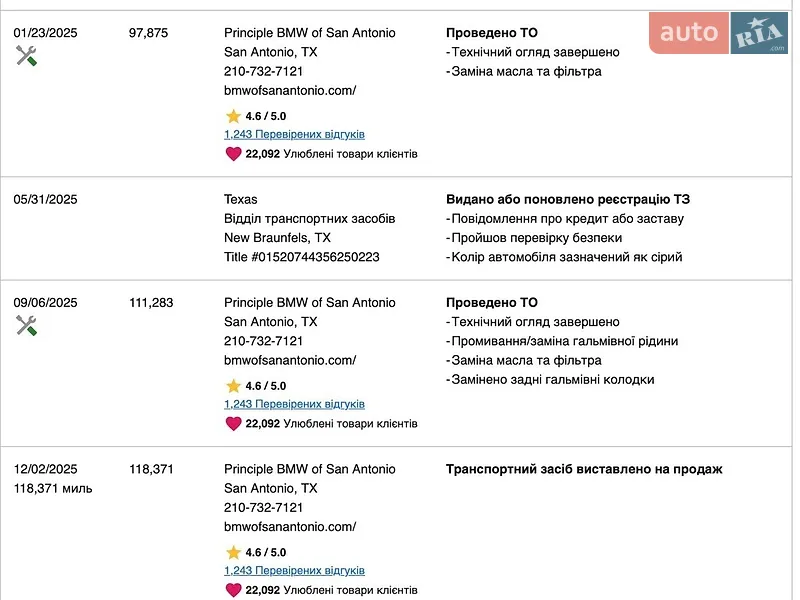 Внедорожник / Кроссовер BMW X5 2020 в Львове документ