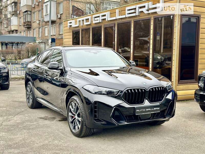 Постер (плакат) Черный BMW X6 (БМВ), арт.: 