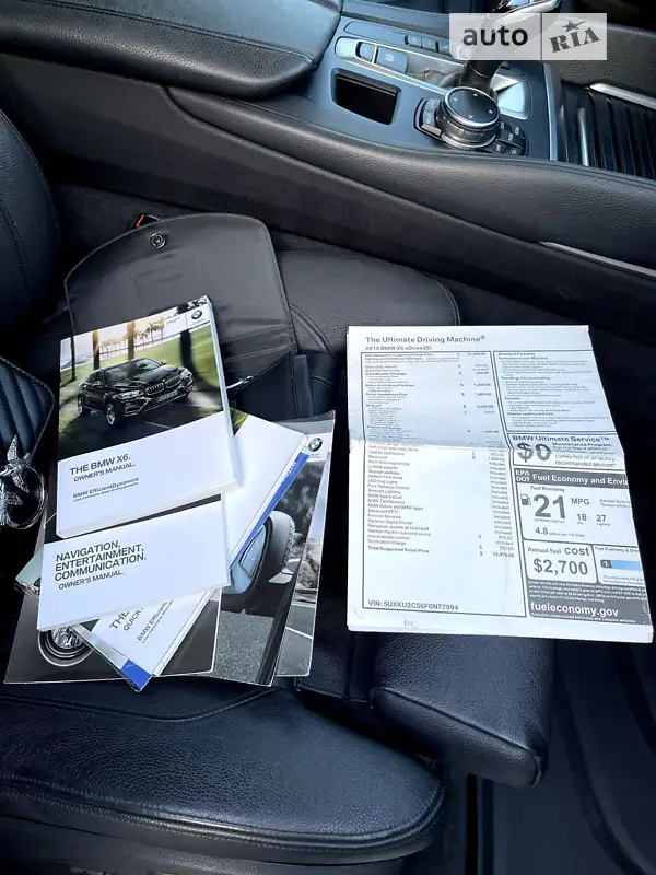 Внедорожник / Кроссовер BMW X6 2015 в Каменец-Подольском документ