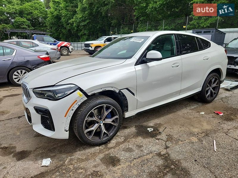 AUTO.RIA – Продам БМВ Х6 2022 бензин 3.0 позашляховик / кросовер