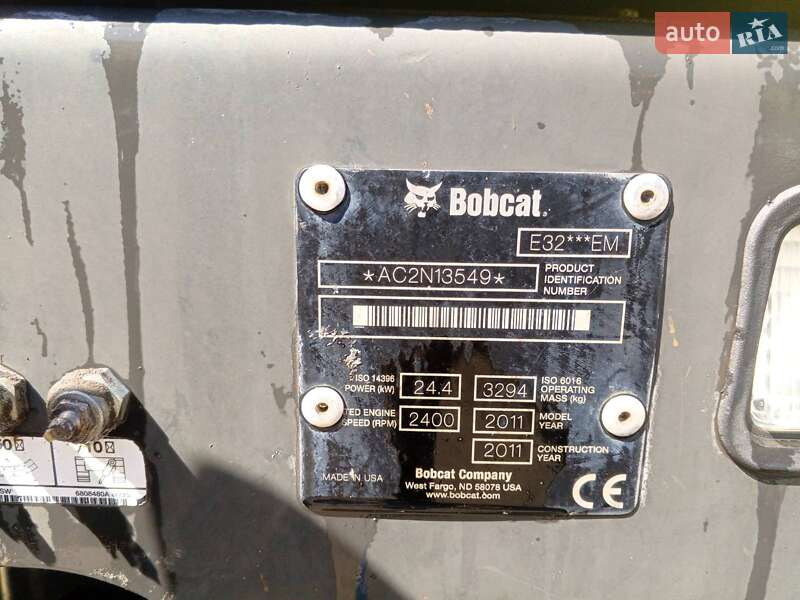 Миниэкскаватор Bobcat E32 2011 в Павлограде фото 16 Миниэкскаватор Bobcat E32 2011 в Павлограде
