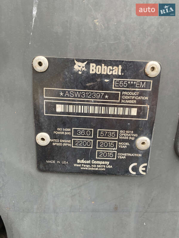 Миниэкскаватор Bobcat E 2015 в Дубно фото 26 Миниэкскаватор Bobcat E 2015 в Дубно