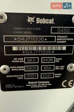 Фронтальный погрузчик Bobcat S450 2021 в 