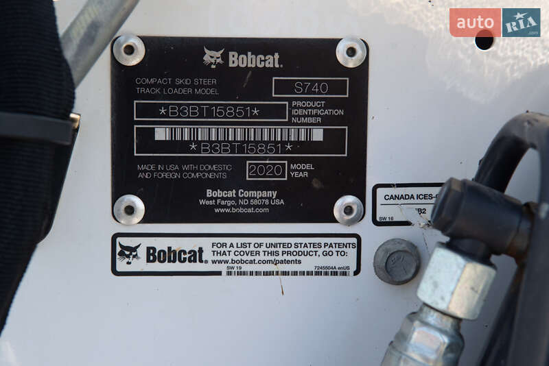 Минипогрузчик Bobcat S740 2020 в Житомире