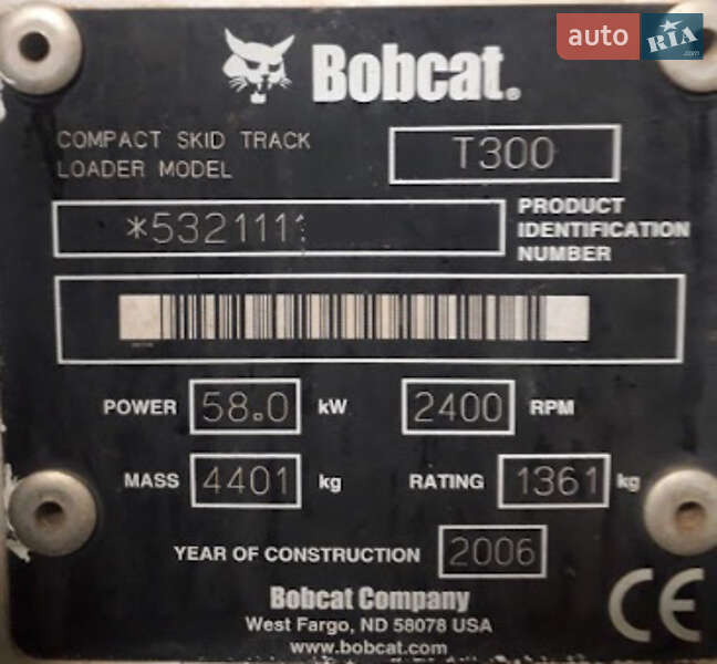 Минипогрузчик Bobcat T300 2006 в Львове