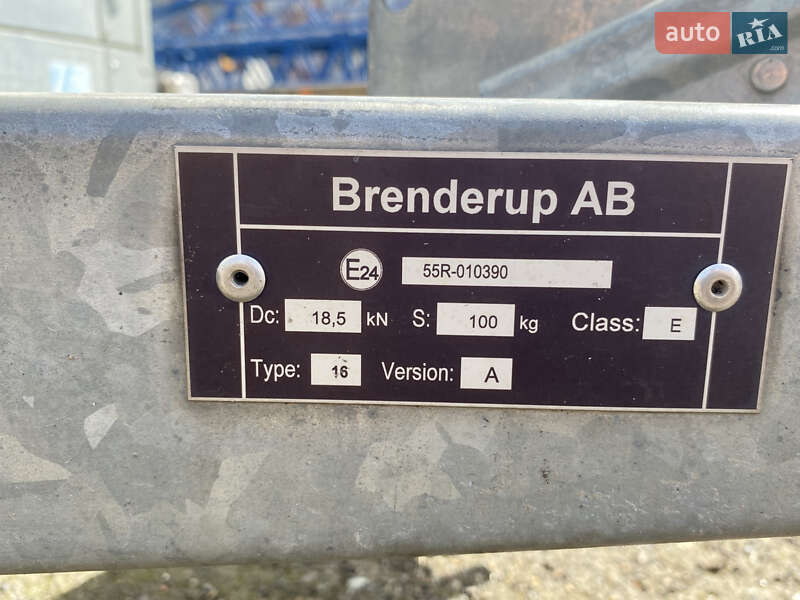 Бортовой полуприцеп Brenderup B06 2300T 2018 в Калуше