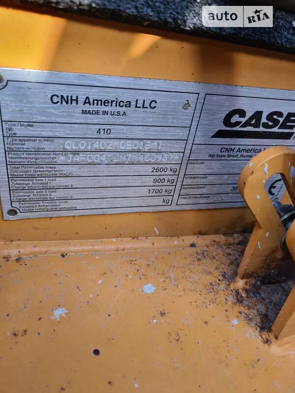 Минипогрузчик Case IH 410 2007 в Черновцах