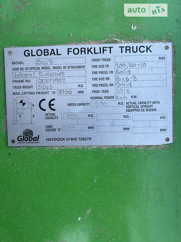 Вилочний навантажувач Cesab B 2013 в Тячеві