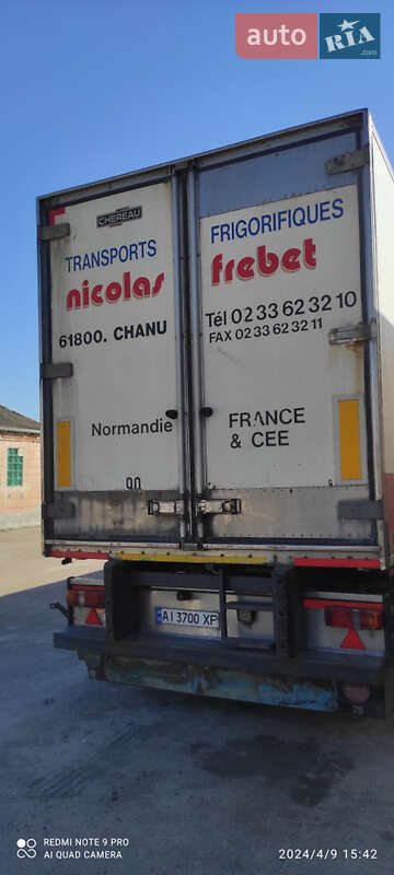 Рефрижератор полуприцеп Chereau Tecnogam 2001 в Борисполе фото 2 Рефрижератор полуприцеп Chereau Tecnogam 2001 в Борисполе