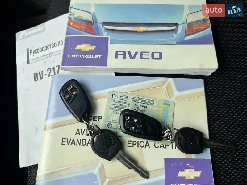 Седан Chevrolet Aveo 2008 в Запоріжжі документ