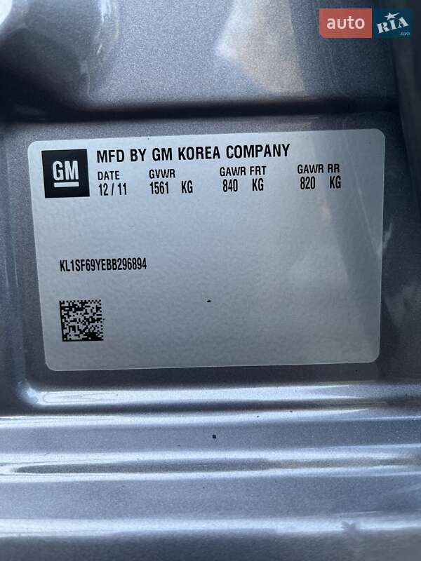 Седан Chevrolet Aveo 2011 в Лозовій