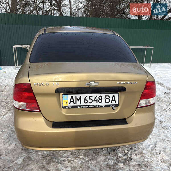 Седан Chevrolet Aveo 2004 в Житомирі