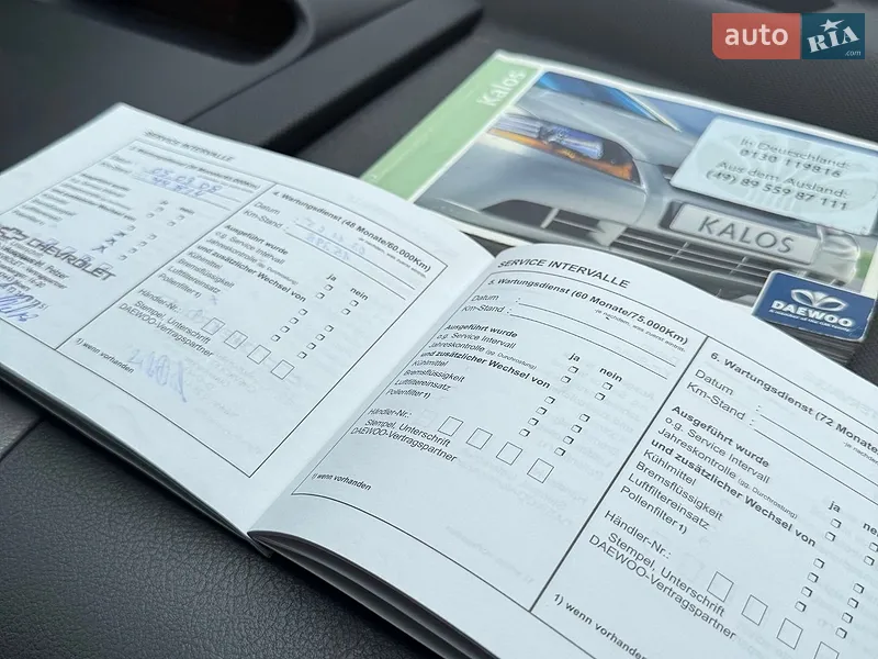 Хэтчбек Chevrolet Aveo 2005 в Запорожье документ