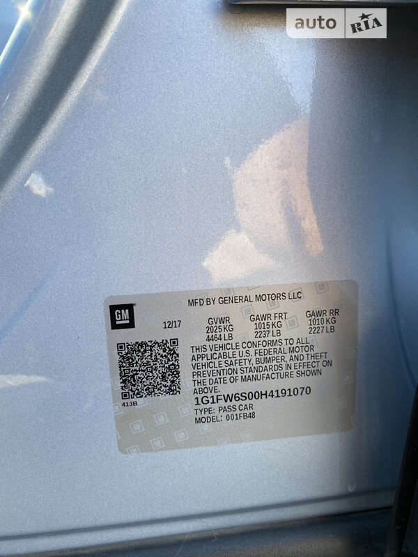 Хэтчбек Chevrolet Bolt EV 2017 в Ирпене фото 18 Хэтчбек Chevrolet Bolt EV 2017 в Ирпене