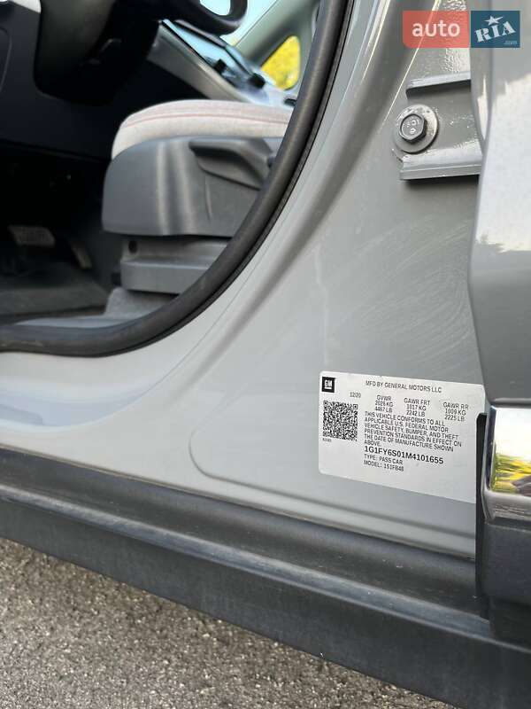 Хэтчбек Chevrolet Bolt EV 2020 в Днепре фото 13 Хэтчбек Chevrolet Bolt EV 2020 в Днепре