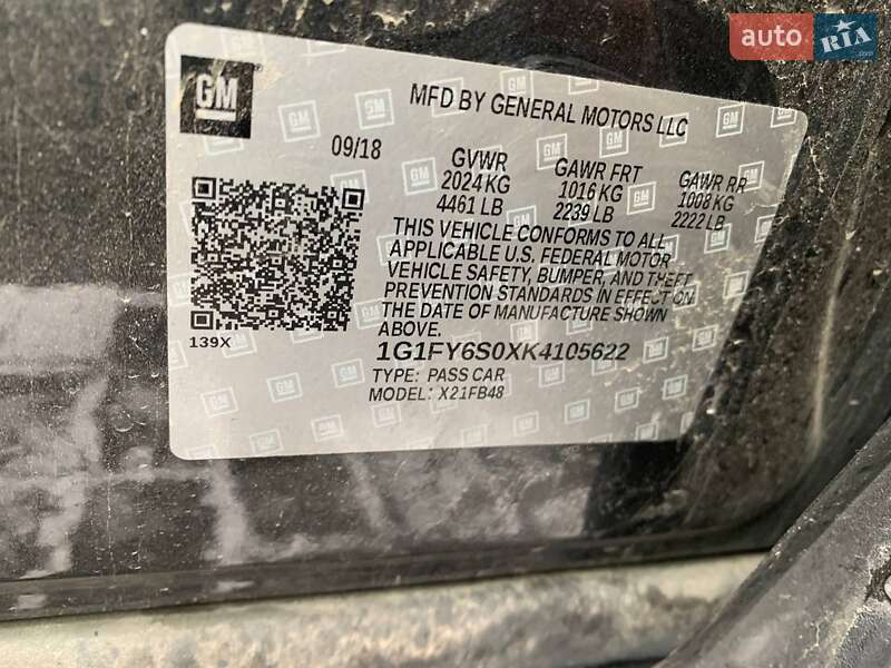 Хэтчбек Chevrolet Bolt EV 2018 в Львове