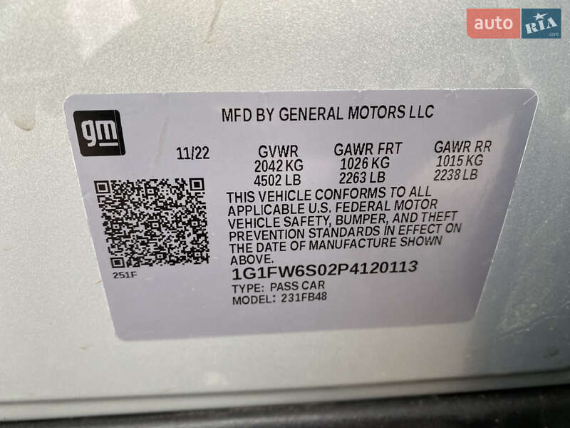 Хэтчбек Chevrolet Bolt EV 2022 в Полтаве