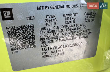 Хэтчбек Chevrolet Bolt EV 2019 в 